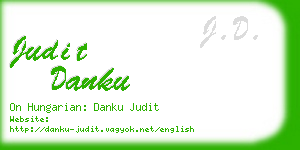 judit danku business card